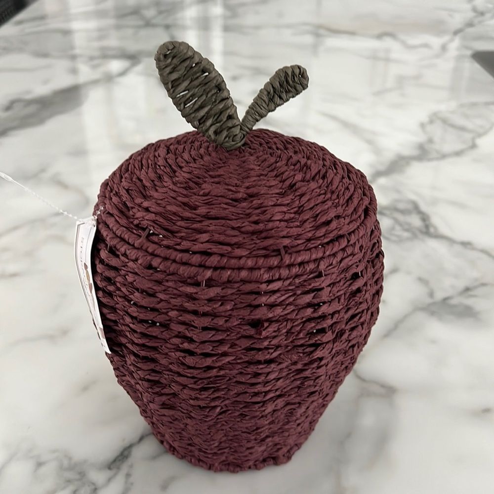 Target 2023 - NWT - Pumkin & Apple Baskets with Removable Tops - Picture 7 of 14